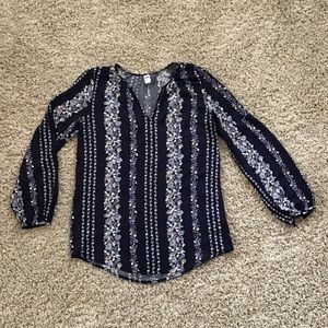 Old navy split neck top